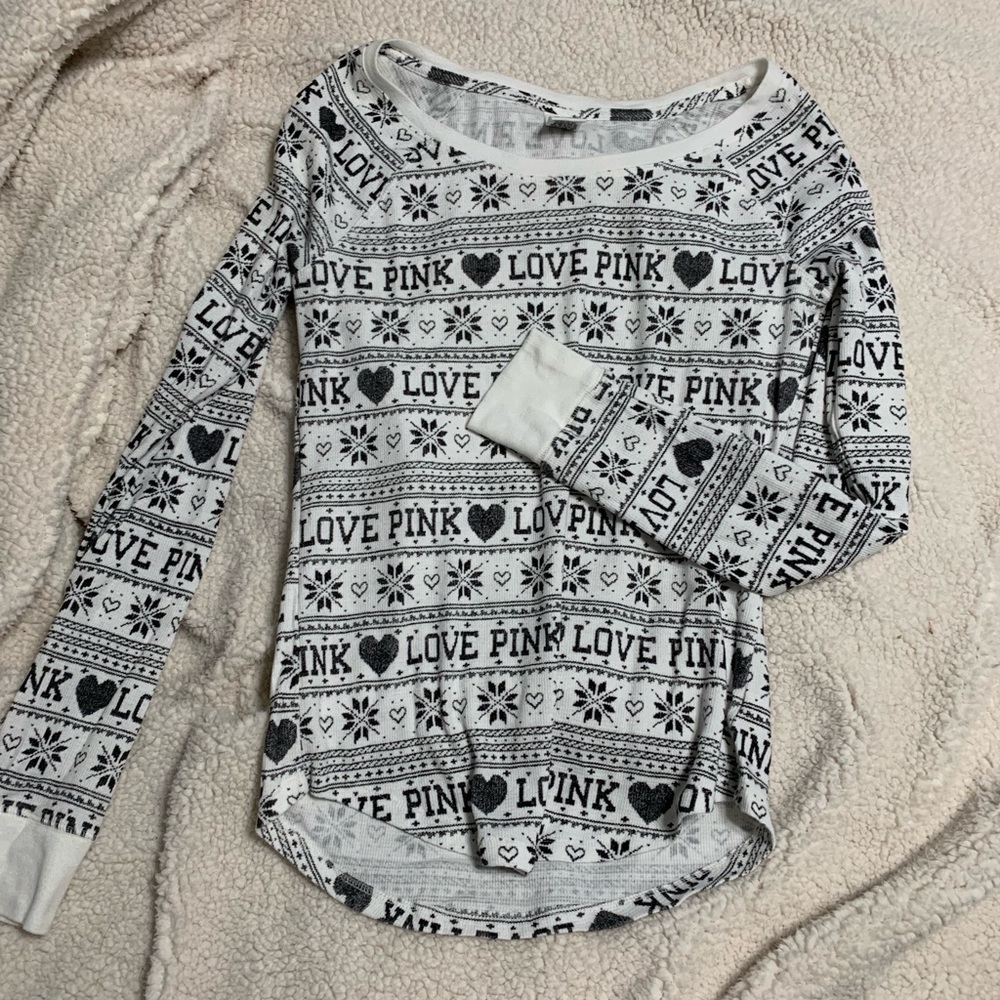 Pink pajama top